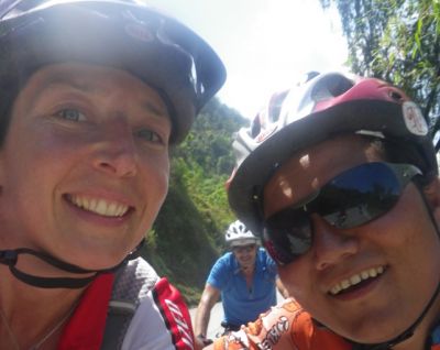 BeeJay Cycling on the  tour with redspokes